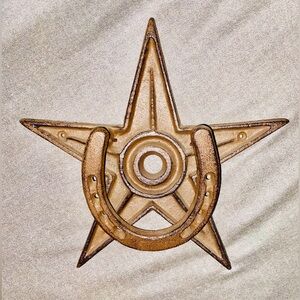 Rustic Star and Horseshoe Wall Decor/Door-Knocker